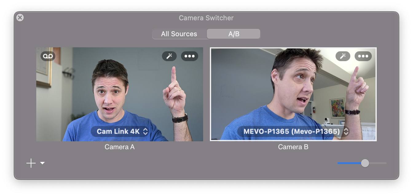 Camera Switcher Window Placeholders